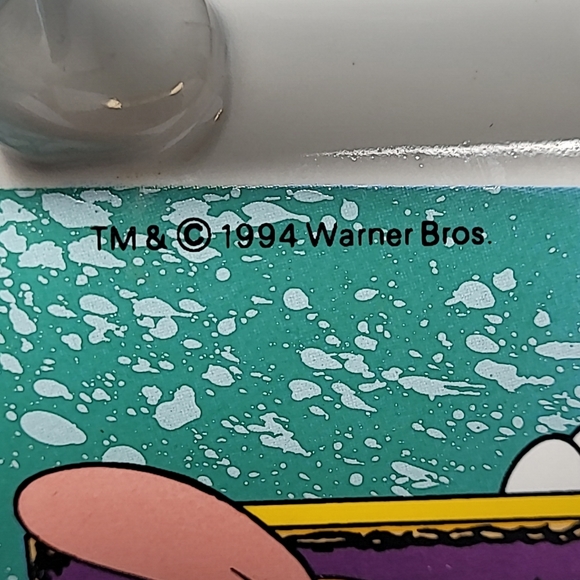 VINTAGE 1994 WARNER BROS. 1994 SIX FLAGS THEME PARKS DAFFY DUCK COFFEE MUG - Picture 9 of 13